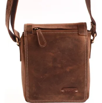 Pánská aktovka Kožená ručně šitá Pánská taška KUBÁT přes rameno | Playa 5202D42HUN
