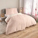 Žinylkové povlečení na jednolůžko béžová 80x80 cm + 135x200 cm 135 x 200 cm 80 x 80 cm