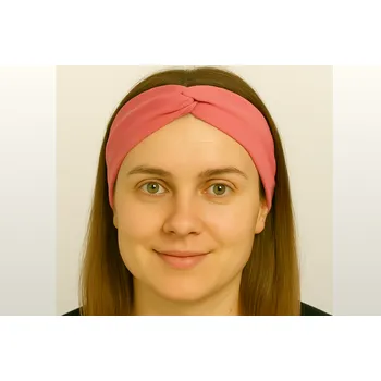 Čelenka BOHO čelenka kroucená semišová - růžová