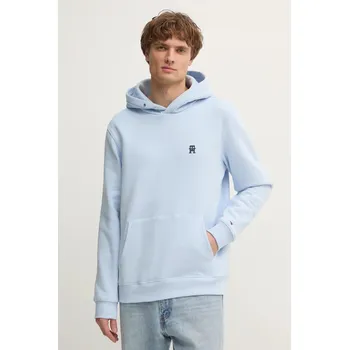 Pánské oblečení Bavlněná mikina Tommy Hilfiger MW0MW37469 modrá 50X, vel. XXL