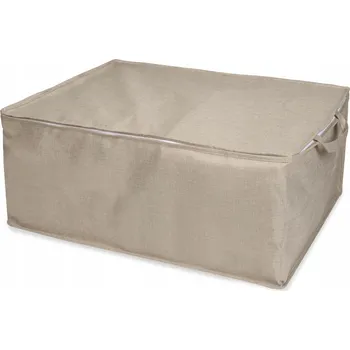 Úložný box Úložný box na peřinu a textil Compactor SANDY 50 x 70 x 30 cm, béžový