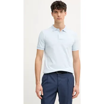 Pánské tričko Polo tričko Geox modrá barva, M5510R T3236 M5510R.T3236 05X, vel. L