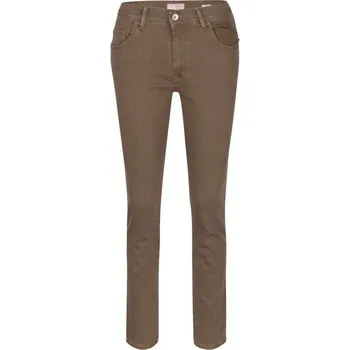 Dámské džíny PIONEER DÁMSKÉ JEANS BETTY COLOR DENIM- TMAVĚ HNĚDÁ 38/30