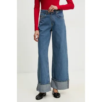 Dámské džíny Džíny Answear.LAB dámské, high waist sng.125.tos modrá 55X, vel. S