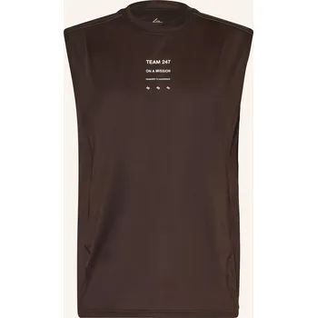 Pánské tílko 247 Represent Pánský Běžecký Top Trail Tank, tmavě hnědá, S