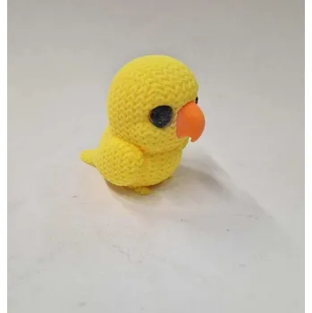 Dekorace zvířátko - Papoušek Barva: Žlutá