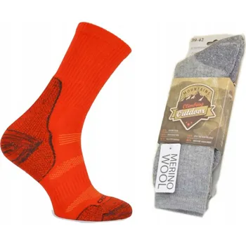 Dámské ponožky Ponožky TRE12/05 merino vlna Comodo oranžové 35-38