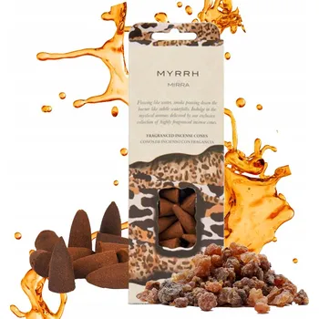 Čajovna PŘÍRODNÍ VONNÉ KUŽELY BACKFLOW 40KS MYRHA