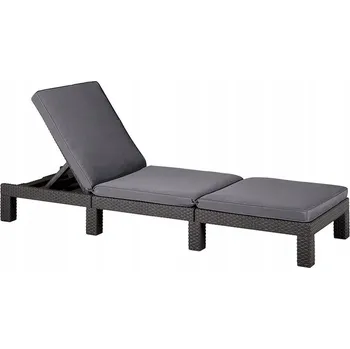 Zahradní nábytek Plast Lehátko Curver šedé barvy