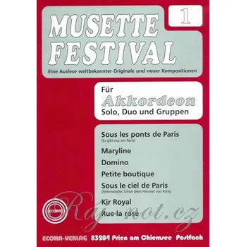 MUSETTE FESTIVAL 1 for Accordion - solo, duo or ensemble / akordeon