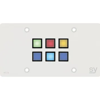 Klávesnice Control keypad SY KC6E-W-EU (6 keys + PoE) White EU (1KS208) ovládací panel / klávesnice