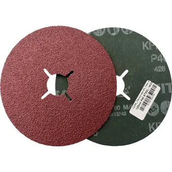 Brusný papír Plátno fibrové do úhl.brusek 125mm zr.80