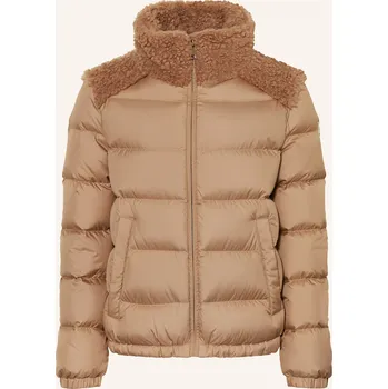 Moncler Enfant Dívčí Peřová Bunda Vard S Umělou Kožešinou,...