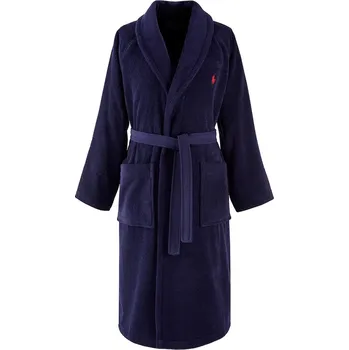 Dámský župan Bavlněný župan Ralph Lauren POLOPLAY Newport M tmavomodrá barva 1042012 59X