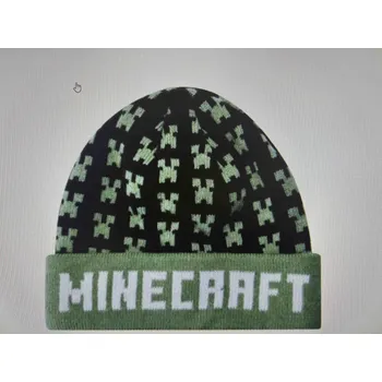 Čepice Chlapecká čepice MINECRAFT dvouvrstvá zimní zelená Barva: zelená 2, Velikost: 56cm