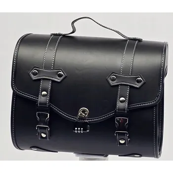 Zavazadlo na motocykl Kožený kufr Brašna Centrální motocyklová brašna Rolka Válec 20L