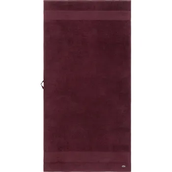 Ručník Bavlněný ručník Lacoste L LECROCO Bordeaux 70 x 140 cm 1059318 burgundské 93X