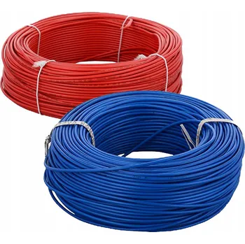 elektrický kabel Kabel 2x1,5mm (červený/modrý) - 2x100 metrů