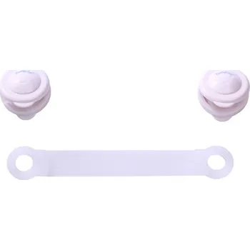 Dětská zábrana Blokády šuplíku, praček a ledniček, bílé, BabyOno