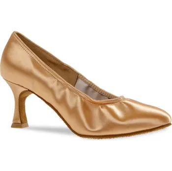 Dámské lodičky Dámské taneční boty na standard Diamant mod.069 tělový beige satén F6,5cm - 26,5