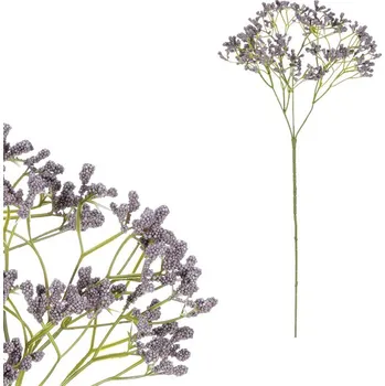 umělá květina Autronic Gypsophila - umělá řezaná, barva světle fialová, sada 10 ks