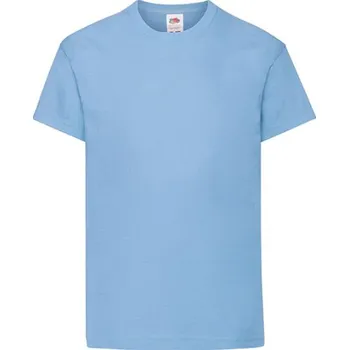 Chlapecké tričko Fruit of the Loom Dětské triko 61-019-0 Sky Blue 116