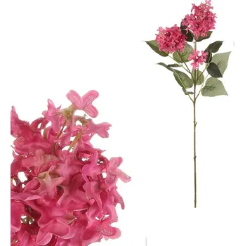 umělá květina Autronic Šeřík - umělá řezaná květina, barva růžová, sada 8 ks