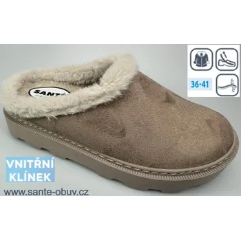 Dámská zdravotní obuv SANTÉ GM/8650 TAUPE domácí obuv, papuče, --- - 39