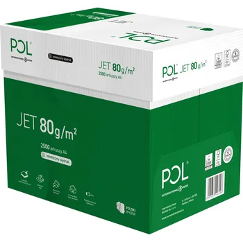 Kancelářský papír Kancelářský papír A4 POLjet 80g, 2500 listů (5 balíků)