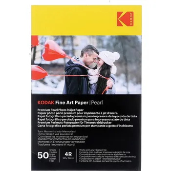 Fotopapír Papír Kodak 725 Fine Art Paper Pearl 10 x 15 cm, 240 g/m², 50 listů