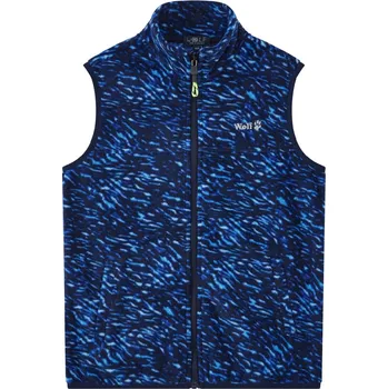 Chlapecká vesta Chlapecká flísová vesta - Wolf B2445, tmavě modrá Barva: Modrá tmavě, Velikost: 122