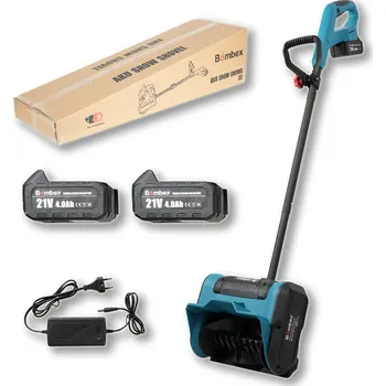 Sněhová fréza AKU Ruční fréza na sníh + Náhradní baterie, 382