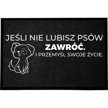 Rohožka VSTUPNÍ ROHOŽKA POHODLNÁ ZÁBAVNÁ PROTISKLUZOVÁ 40X60CM POTISK BÉŽOVÁ