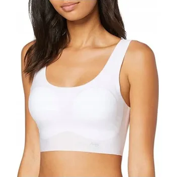 Podprsenka Sloggi bezešvá podprsenka bílá velikost L