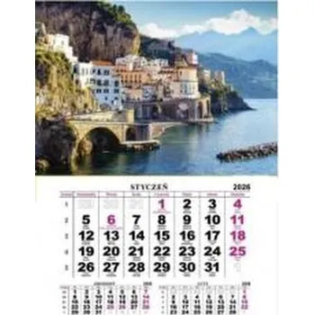 Kalendář Kalendarz 2026 jednodzielny mix