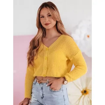 Dámský svetr Dámský svetr DSTREET MY2462 ŽLUTÁ unisize