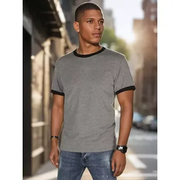 Pánské triko DSTREET RX5663 SVĚTLE ŠEDÁ XL