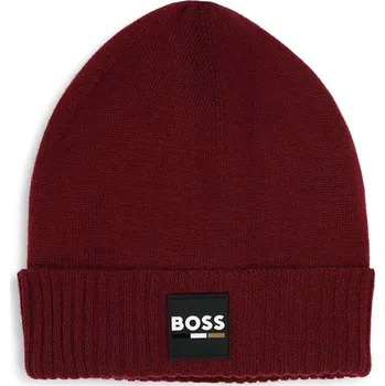 Čepice Dětská čepice BOSS červená barva, J51566 J51566.56.58 92X, vel. 56/58