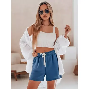 Dámské kraťasy DSTREET HOT VIBE MODRÁ XXL