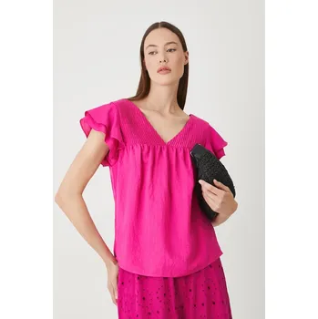 Dámská halenka Halenka Medicine dámská, růžová barva, hladká RS25.BKD909 43X, vel. L