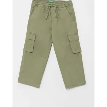 Chlapecké kalhoty Dětské kalhoty United Colors of Benetton 4TCGGF02B.P.Seasonal zelená 91X, vel. 104