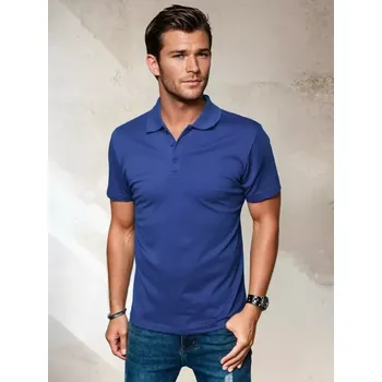 Pánské polo triko DSTREET PX0510 MODRÁ XXL