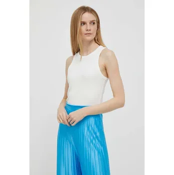 Top Tommy Hilfiger dámský, béžová barva, WW0WW38635 01X, vel. M