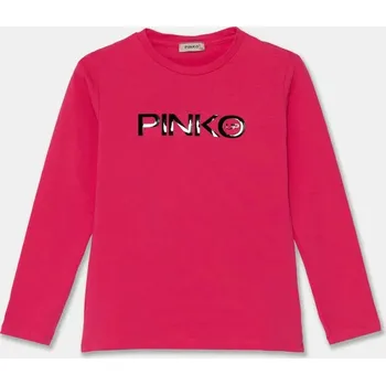 Chlapecké tričko Dětské bavlněné tričko s dlouhým rukávem Pinko Up F4PIJGTH151 růžová 42X, vel. 168