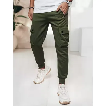 Pánské kalhoty Pánské kalhoty DSTREET UX4460 ZELENÁ XL