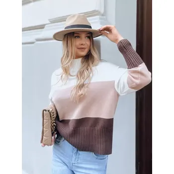 Dámský svetr Dámský svetr DSTREET MY1978 KARAMELOVÁ unisize