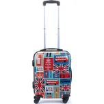 Malý kabinový kufr na 4 kolečkách ABS London 30 l WK03 multicolor