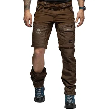 Pánské kalhoty Beyond Nordic Zip-Off hnědé pánské outdoor kalhoty 2v1 Teflon EcoElite® XXL