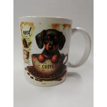 Hrnek s motivem objem 330 ml - Pes v hrnku - č.2