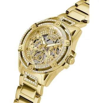 Hodinky Dámské hodinky Guess GW0464L2 zirkony zlaté